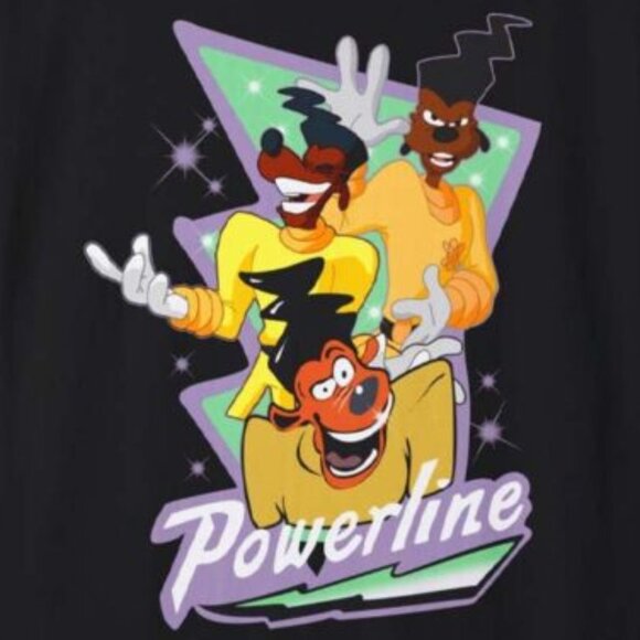 A Goofy Movie Powerline Retro Cartoon Collector Fan Graphic Gift Unisex T-Shirt - Picture 2 of 5
